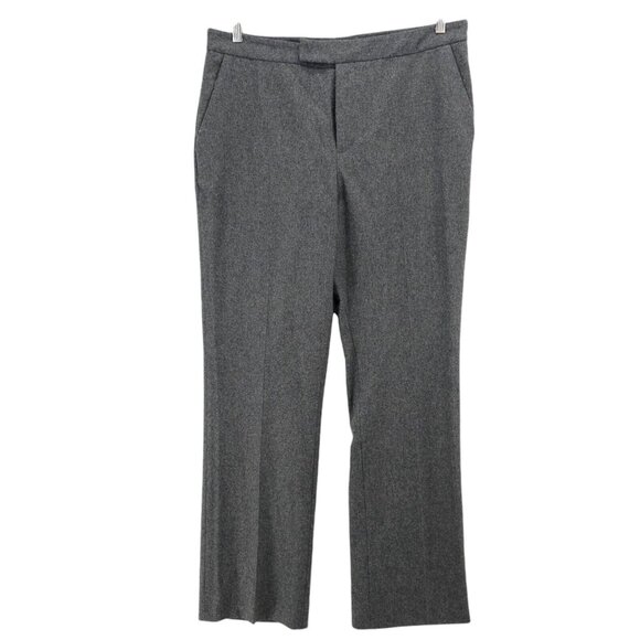 LRL Ralph Lauren Gray 100% Wool Fully Lined Pants Size 14 - Picture 1 of 7